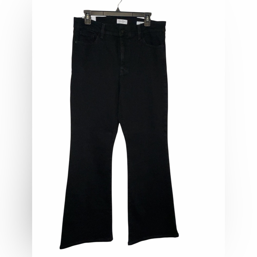 Jessica Simpson Black High Rise Flare Jeans, Size 12, NWT
